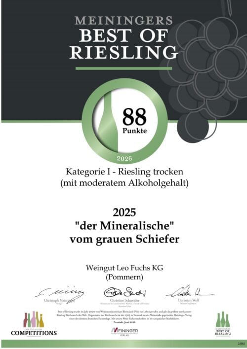 DER MINERALISCHE | 2025 Vom Grauen Schiefer | Riesling | trocken | Nr. 1135 – Bild 3